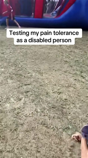 Testing my pain tolerance as a disabled person #disabled #comedy #funny
