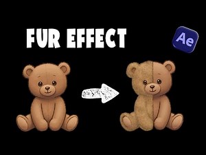 How to Add and Animate Fur in After Effects | After Effects Tutorial | Animation