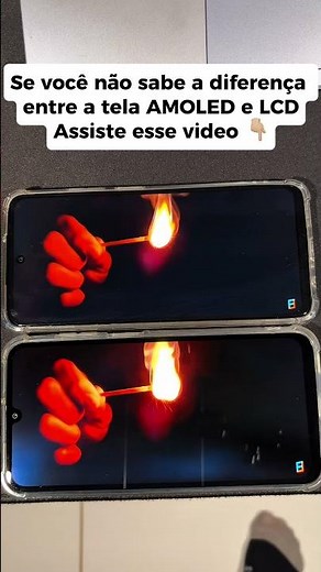 Difference between AMOLED and LCD screens!