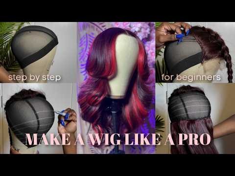 How To Make A Lace Closure Wig For Beginners | Step By Step Tutorial