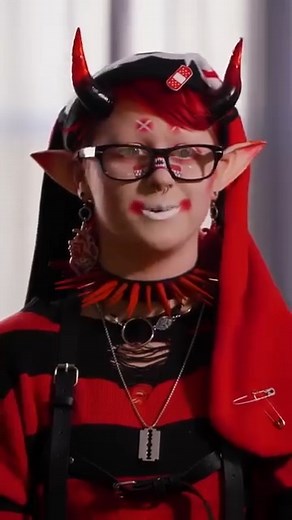 My aesthetic Is 'insane asylum' - people think I'm "crazy" 😈 #alternative #transformed #punk #goth #makeover #beforeandafter | Hooked On The Look