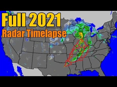 FULL 2021 Radar Timelapse - CONUS