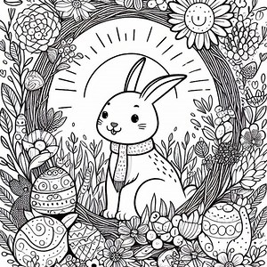 Printable Spring Coloring Book PDF - Etsy
