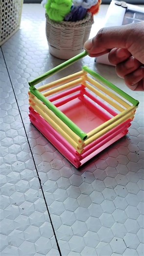 diy pen holder with sticky notes #shorts #art