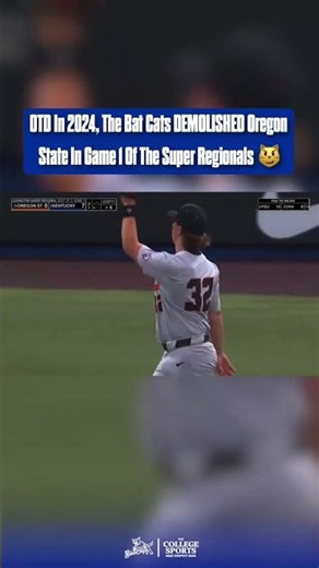 On this day in 2024, the Bat Cats put themselves one win away from Omaha 👀