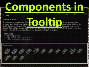 Components in Tooltip v1.1 addon