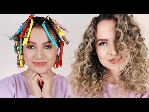 Straw Curls - Heatless Faux Curly Hair!