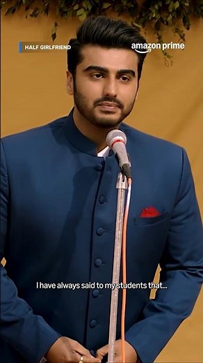 Arjun Kapoor 's Speech Gone WRONG? 👀 ft. Shradhha Kapoor | Half Girlfriend #primevideoindia #movie