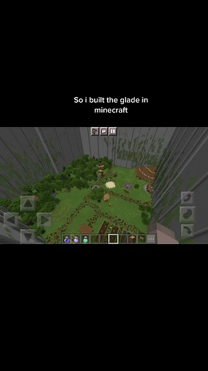 Building The Glade in Minecraft