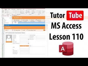 MS Access Tutorial - Lesson 110 - SQL Query DROP COLUMN
