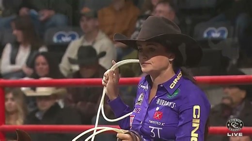 She and Her Horse Moved as One - And the Rope Never Missed