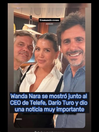 Wanda Nara anuncia su continuidad en Telefe