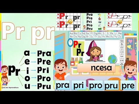 pra pre pri pro pru Sílabas trabadas | Descarga la Clase en PowerPoint