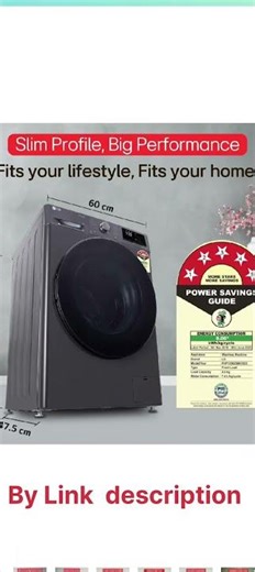 LG 9 Kg, 5 Star, AI Direct Drive Technology, Steam, 6 Motion DD & Wi-Fi Fully-Automatic #laundryday