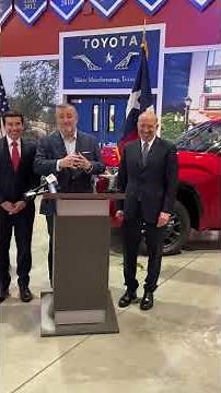 Ted Cruz visits San Antonio's Toyota facility