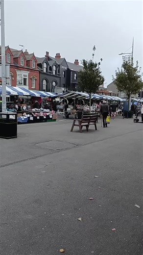 Mablethorpe market day #mablethorpe #lincolnshire #seasise #outofseason