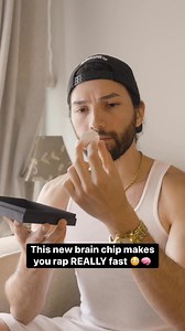 128K views · 5.4K reactions | This brain chip makes you rap REALLY fast  #music #rap #rapper #independentartist #hiphop | GAWNE | Facebook
