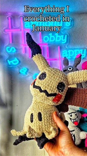 Everything I crocheted in Jan!