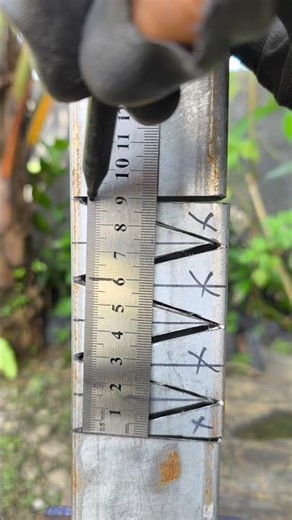 Creative idea for making elbows from square pipes