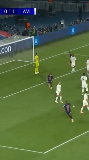 The first goal for Paris Saint-Germain vs. Aston Villa #EuropeanSuperCup #ParisSaintGermain #Asto...