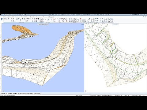 ALLPLAN Digitales Gelände mit Bruchkanten und Aussengrenze erstellen