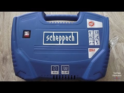 Scheppach Germany Compressor AIR FORCE extensively tested compressor test air force