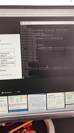 Conecion punto a punto de un router a una PC #router #ciscoramon #cisco #network #networking