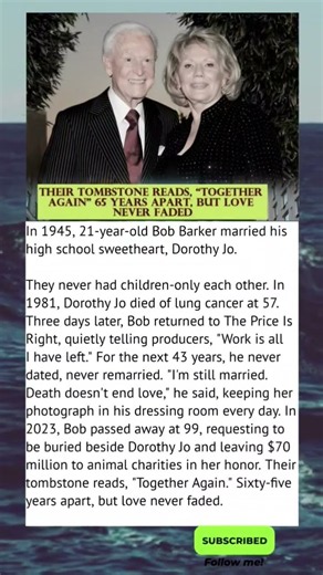 Bob Barker's Lasting Love Story | The Promise He Kept for 43 Years 💔🇺🇸