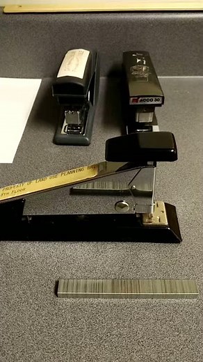 Refilling staples in APSCO 2002 stapler