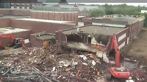 35K views · 429 reactions | There she goes. Four weeks in less than 54 seconds. The Samuelson Union Building is being renovated and rebuilt into a state-of-the-art computer science technology center. | Central Washington University | Facebook