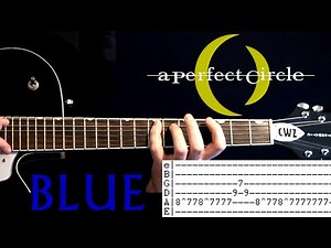 A Perfect Circle Blue Guitar Lesson / Guitar Tabs / Guitar Tutorial / Guitar Chords / Guitar Cover