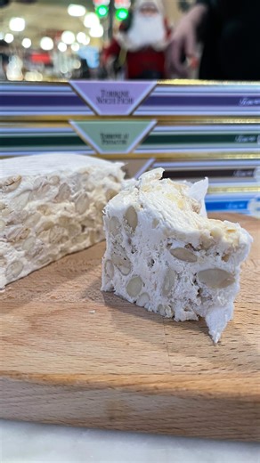 A little crunch, a little chew, and a whole lot of Italian tradition. Torrone is the taste of the holidays 🇮🇹🤍 | Altomonte's Italian Market
