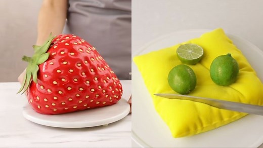 These Viral Hyperrealistic Fruit Cakes Look So Tasty