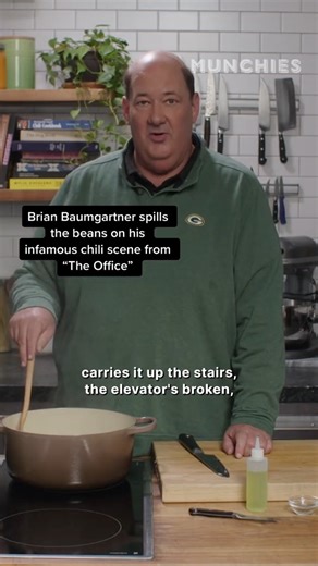 Brian Baumgartner spills the beans on his infamous Chili Scene from #TheOffice 🫘 | Munchies
