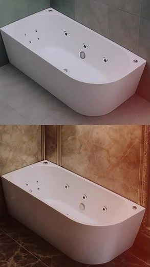 MILAN Spa Corner Bathtub