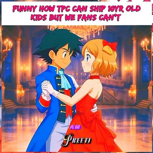Don't judge us for shipping Ash and Serena 🤫 #amourshipping #ashxserena #anime