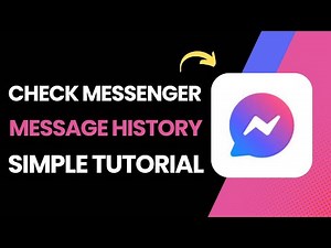 How To Check Messenger Message History !