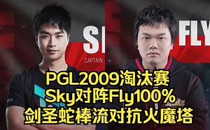 魔兽经典 Sky Fly 剑圣蛇棒流对抗火魔塔