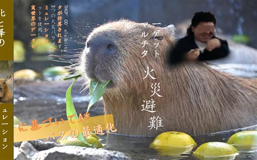 【自主设计】基于A*算法的多目标火灾逃生路径寻优算法，