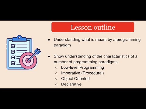 Year 13 Lesson 37 - Programming Paradigms