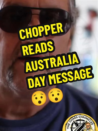 Chopper's Australia Day Message: A Special Tribute
