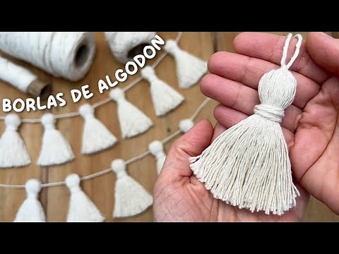 ✅ How to Make PERFECT TASSELS 🧶 Easy and with an Invisible Knot! 🎀 | DIY Tutorial