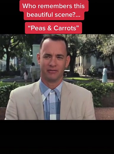 Heartwarming Forrest Gump Scene: Peas & Carrots