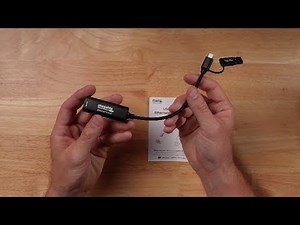 Demo of the Plugable Usb C To Ethernet Adapter