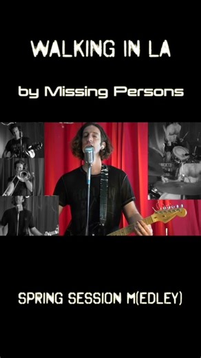 Walking In LA Missing Persons Spring Session M (edley) #music #losangelos #LA #drums #guitar #bass