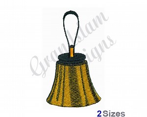 Handbell - Machine Embroidery Design - Etsy