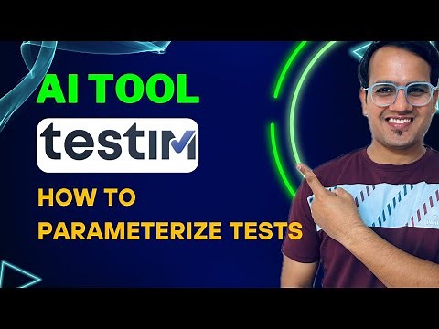 Part 3 : How to Parameterize Tests in Testim.io | AI-Powered Testing | AI in Automation Testing