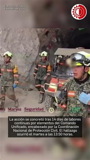 Rescatan a segundo minero tras 14 días atrapado en Santa Fe, en Sinaloa