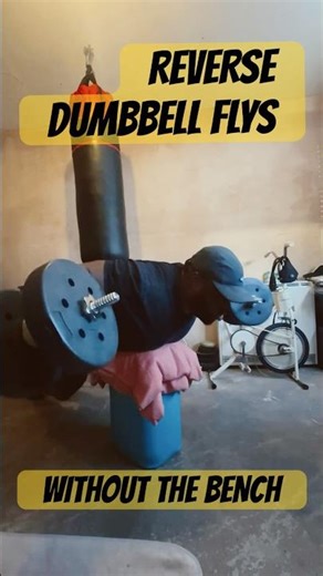 Reverse dumbbell flys, GET IT DONE