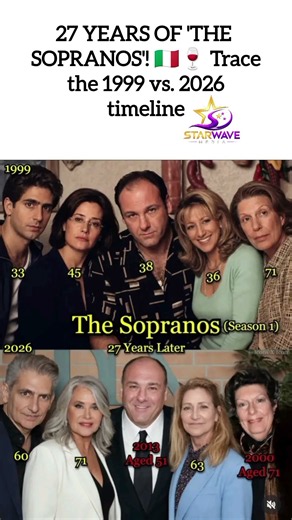 27 YEARS OF 'THE SOPRANOS'! 🇮🇹🍷 Trace the 1999 vs. 2026 timeline#TheSopranos #JamesGandolfini